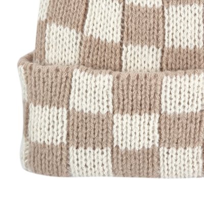 Mützen - Gårda Hedemora Beanie (hellbraun/creme)