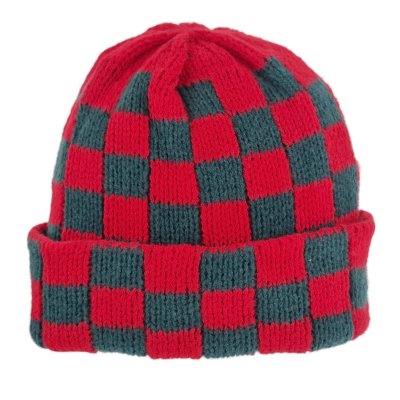 Mützen - Gårda Hedemora Beanie (rot/grün)