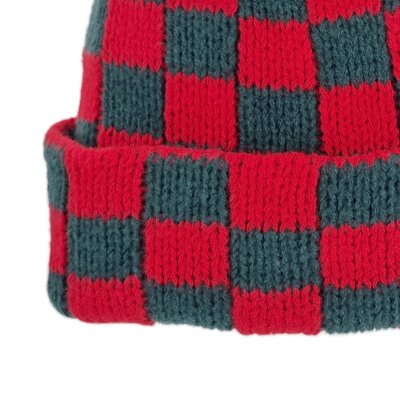 Mützen - Gårda Hedemora Beanie (rot/grün)