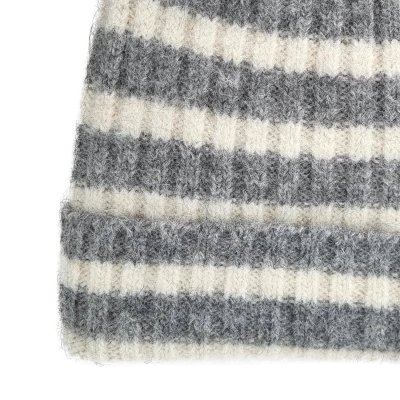 Mützen - Gårda Isfjord Slouch Beanie (grau/weiß)