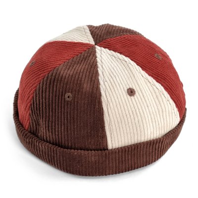 Mützen - Gårda Lockport Docker Beanie (braun/rot/creme)