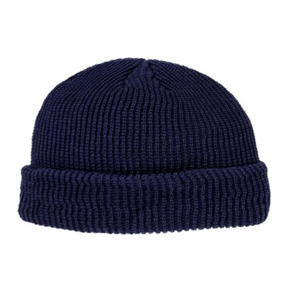Mützen - Gårda Loxley Knitted Docker Beanie (blau)