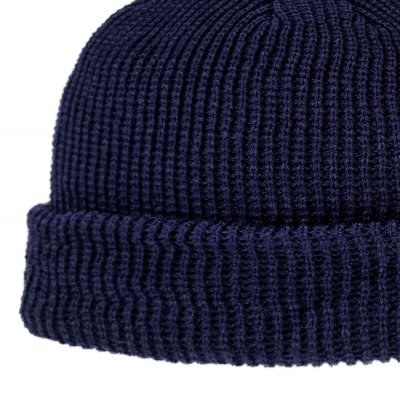 Mützen - Gårda Loxley Knitted Docker Beanie (blau)
