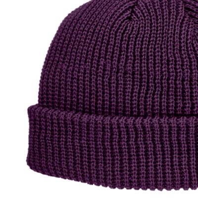 Mützen - Gårda Loxley Knitted Docker Beanie (lila)