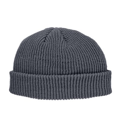 Mützen - Gårda Loxley Knitted Docker Beanie (dunkelgrau)