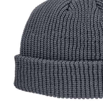 Mützen - Gårda Loxley Knitted Docker Beanie (dunkelgrau)