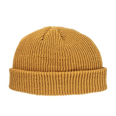 Mützen - Gårda Loxley Knitted Docker Beanie (senf)