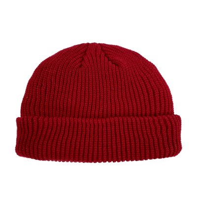 Mützen - Gårda Loxley Knitted Docker Beanie (burgund)