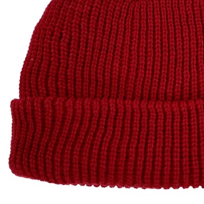 Mützen - Gårda Loxley Knitted Docker Beanie (burgund)