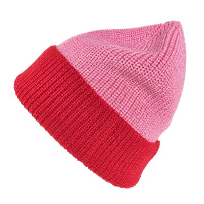 Mützen - Gårda St. Moritz Merino Wool Beanie (rot/rosa)