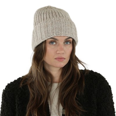 Mützen - Gårda Val d'Isère Wool Mix Beanie (hellbeige)