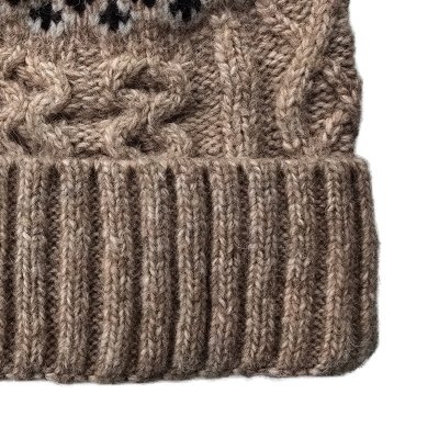 Mützen - Gårda Vallanes Wool Mix Beanie (beige)