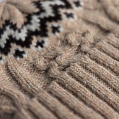 Mützen - Gårda Vallanes Wool Mix Beanie (beige)