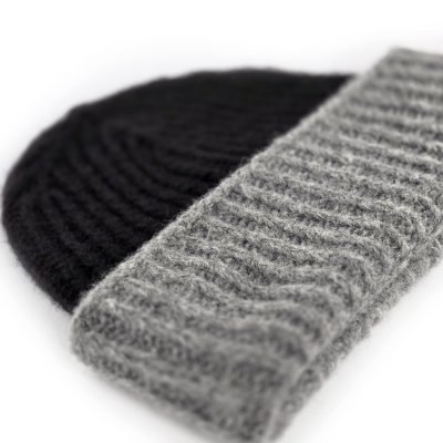 Mützen - Gårda Zermatt Beanie (grau/schwarz)
