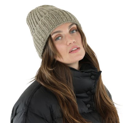 Mützen - Gårda Aspen Wool Mix Beanie (beige)