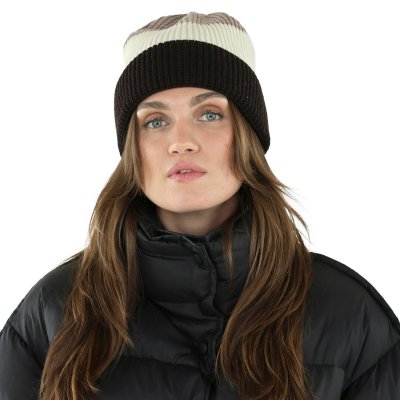 Mützen - Gårda Courchevel Merino Wool Beanie (beige/offwhite/braun)