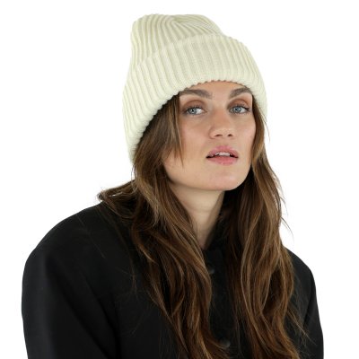 Mützen - Gårda Füssen Beanie (cremefarben)