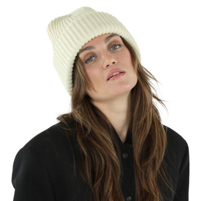 Mützen - Gårda Füssen Beanie (cremefarben)
