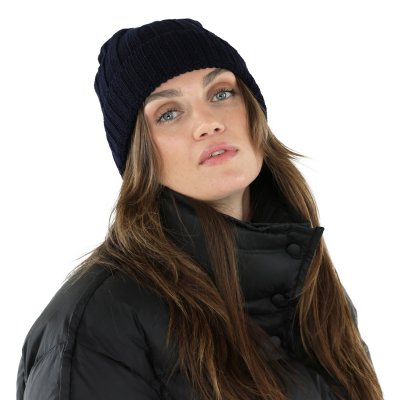 Mützen - Gårda Lenzerheide Merino Wool Beanie (blau)