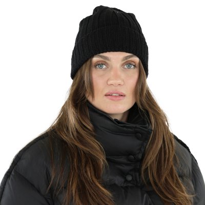 Mützen - Gårda Lenzerheide Merino Wool Beanie (schwarz)