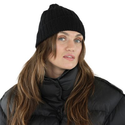 Mützen - Gårda Lenzerheide Merino Wool Beanie (schwarz)