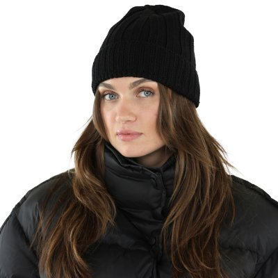 Mützen - Gårda Lenzerheide Merino Wool Beanie (schwarz)