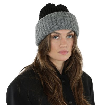 Mützen - Gårda Zermatt Beanie (grau/schwarz)