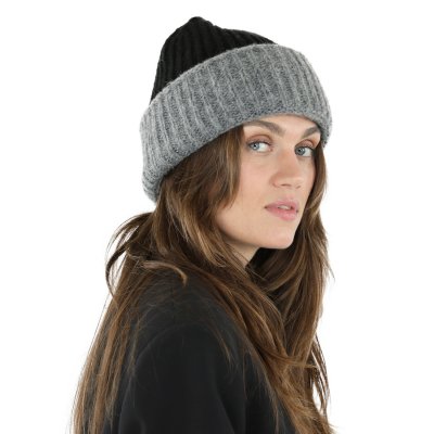 Mützen - Gårda Zermatt Beanie (grau/schwarz)