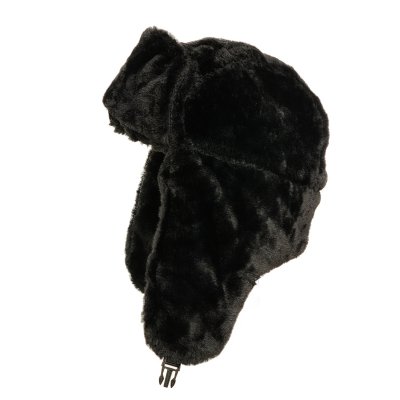 Fliegermützen - Gårda Angora Trapper Hat (schwarz)