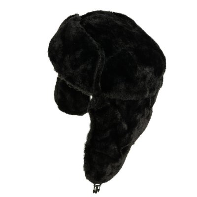 Fliegermützen - Gårda Angora Trapper Hat (schwarz)