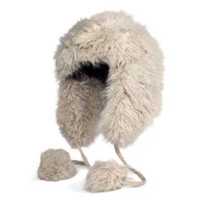 Pelzmütze - Gårda Tortel Faux Fur Trapper Hat (beige)