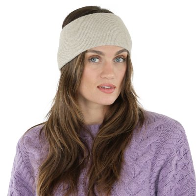 Stirnband - Gårda Crans-Montana Wool Mix Headband (beige)