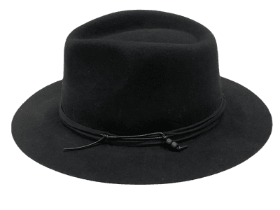 Hüte - Gårda Newport Fedora (schwarz)