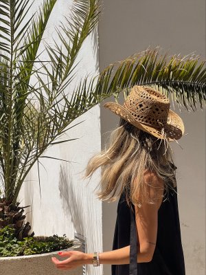 Hüte - Gårda Manzanillo Cowboy (dunkel natur)