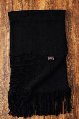 Schals - Gårda Knitted Woolmix Scarf (Schwarz)