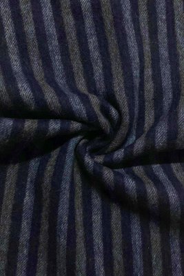 Schals - Gårda Stripe Wool Scarf (Navy)
