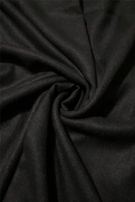 Schals - Gårda Soft Tassel Scarf (Schwarz)