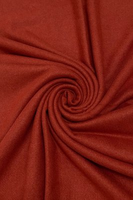 Schals - Gårda Soft Wool Blanket Wrap Scarf (Burnt Orange)