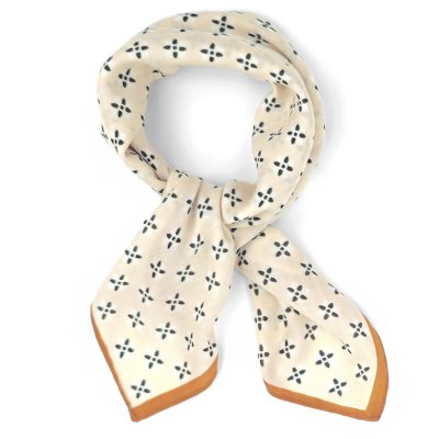 Tuch - Gårda Carouge Satin Scarf (creme)