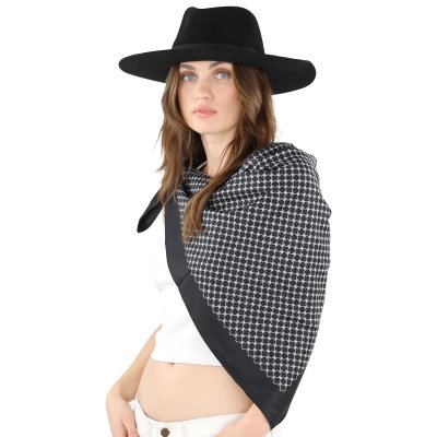 Tuch - Gårda Lourdes Satin Scarf (schwarz)