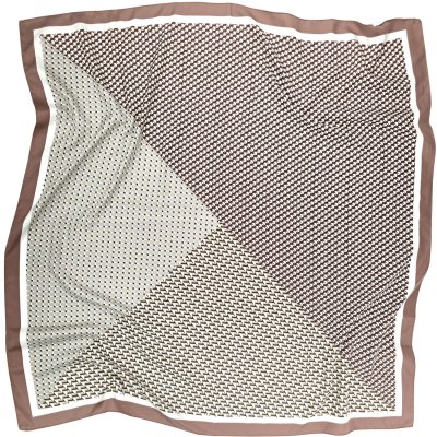 Tuch - Gårda Narbonne Satin Scarf (braun/weiß)