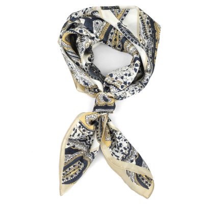 Tuch - Gårda Paisley Satin Scarf (weiß)