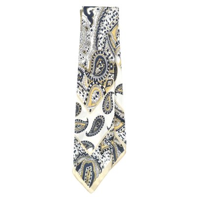 Tuch - Gårda Paisley Satin Scarf (weiß)