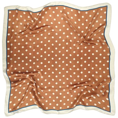 Tuch - Gårda Polka Dot Satin Scarf (orange)