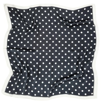 Tuch - Gårda Polka Dot Satin Scarf (schwarz)