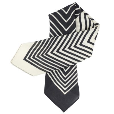Tuch - Gårda Tabriz Satin Scarf (schwarz/creme)
