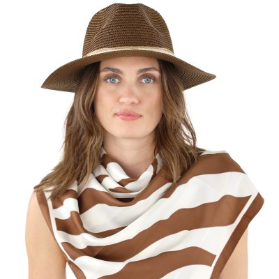 Tuch - Gårda Zebra Satin Scarf (braun)