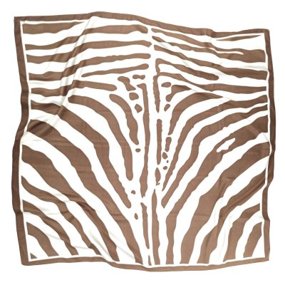 Tuch - Gårda Zebra Satin Scarf (braun)