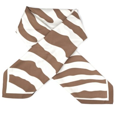 Tuch - Gårda Zebra Satin Scarf (braun)