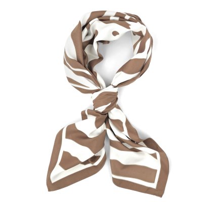 Tuch - Gårda Zebra Satin Scarf (braun)